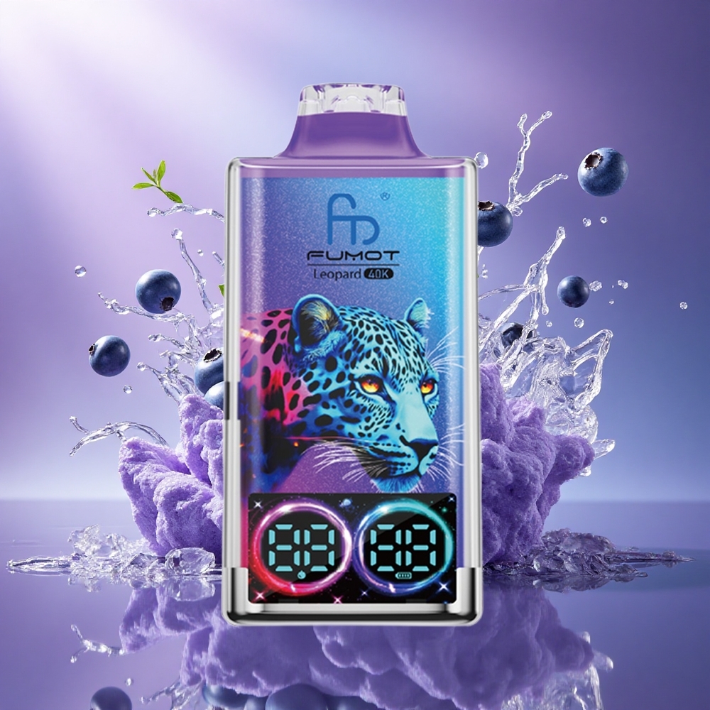 Fumot Leopard 40K Puffs Mirtilo no Gelo com 5 Nicotina e 700mAh