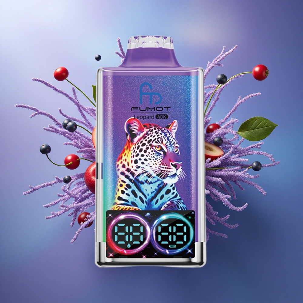 Fumot Leopard 40K Puffs Sr Azul 5 Nicotina 700mAh Dual Mesh