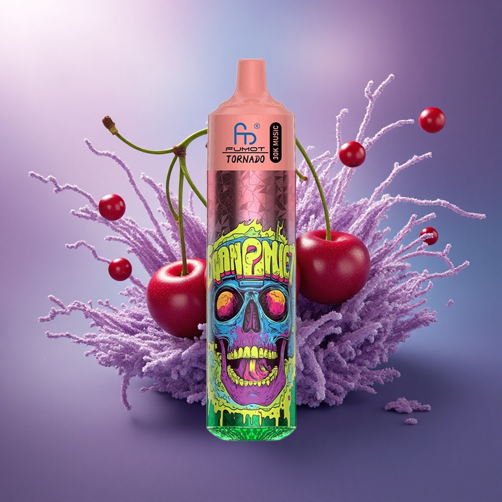 Fumot Randm Tornado 30000 Puffs Cereja Tripla 30mL 5 nicotina