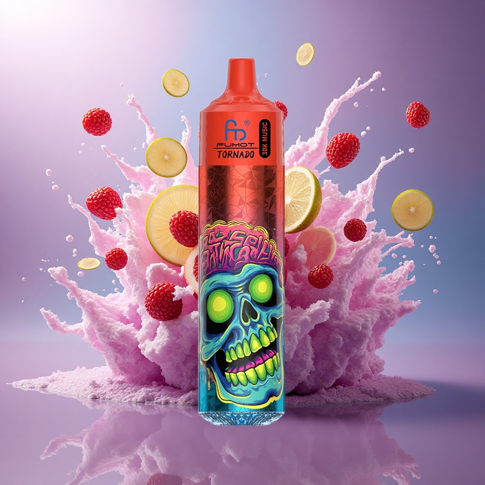 Fumot Randm Tornado 30000 Puffs Limão Rosa com 30mL e 5 nicotina