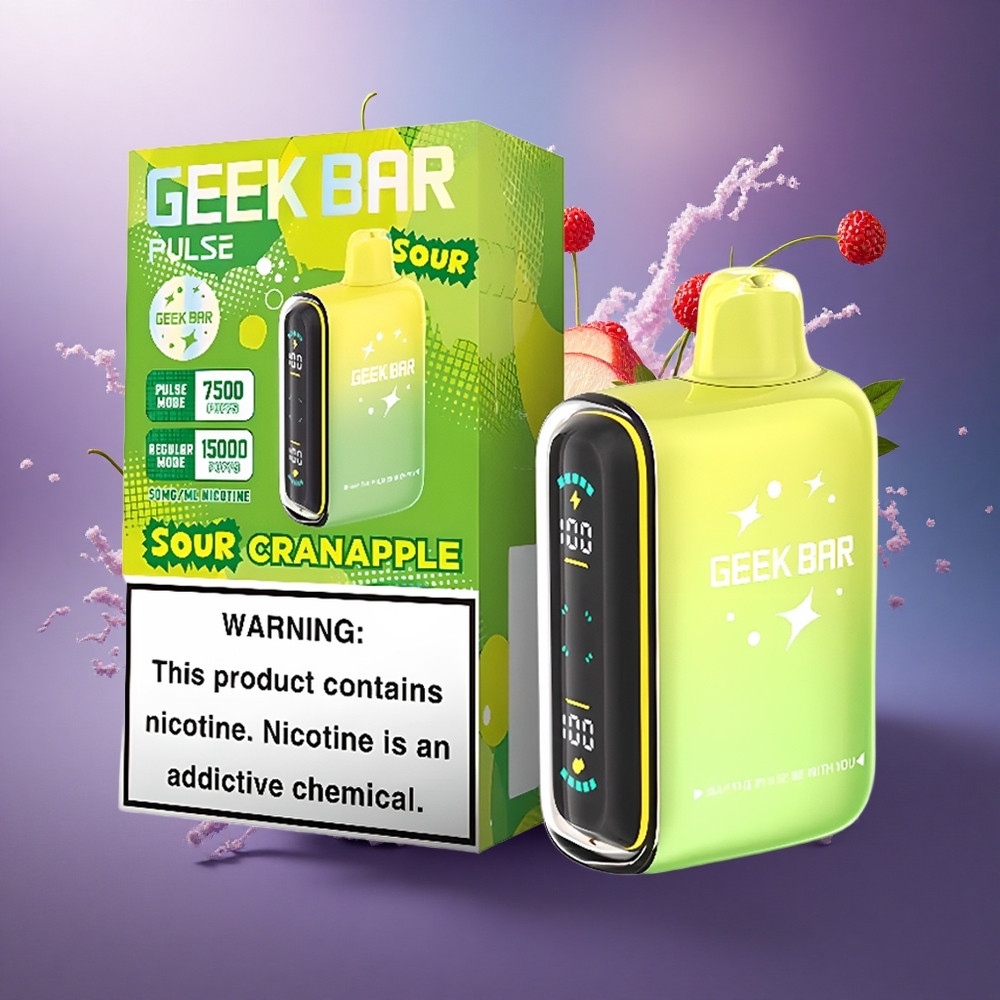 GEEK BAR Pulse 15000 Puffs Edição Azeda - 16ML - Nicotina 5 - 650mAh