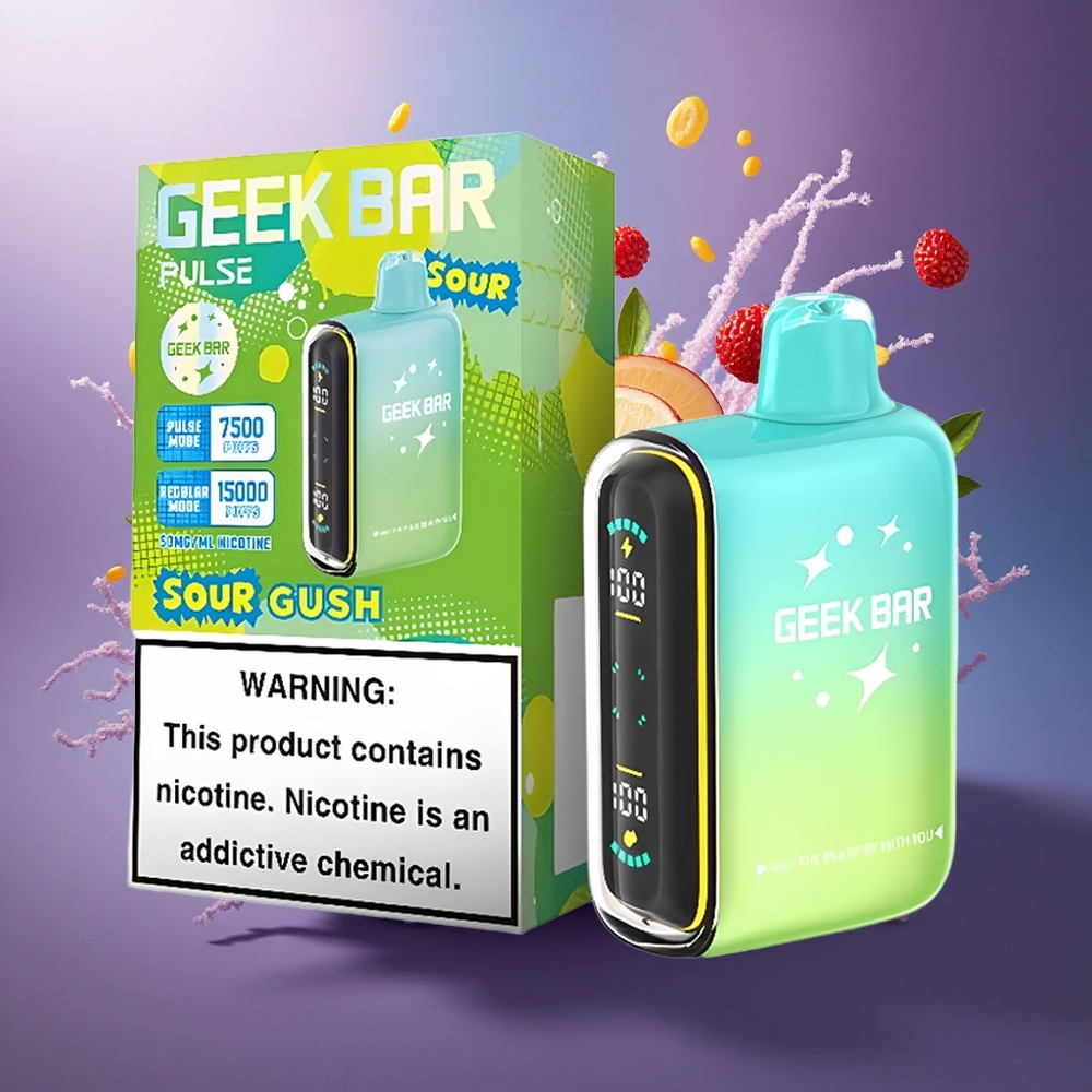 GEEK BAR Pulse 15000 Puffs Edição Azeda - 16ML - Nicotina 5 - 650mAh