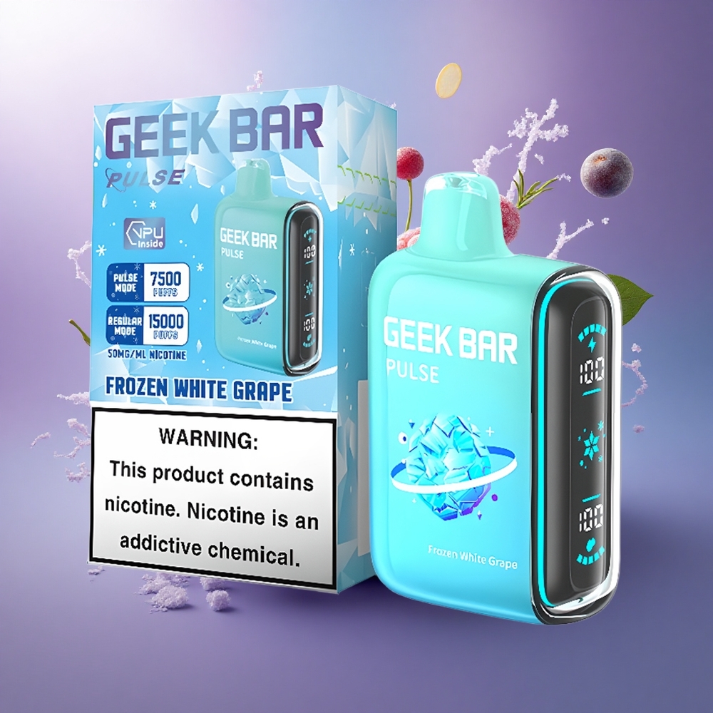 GEEK BAR Pulse 15000 Puffs Edição Congelada 16ML 5 Nicotina 650mAh