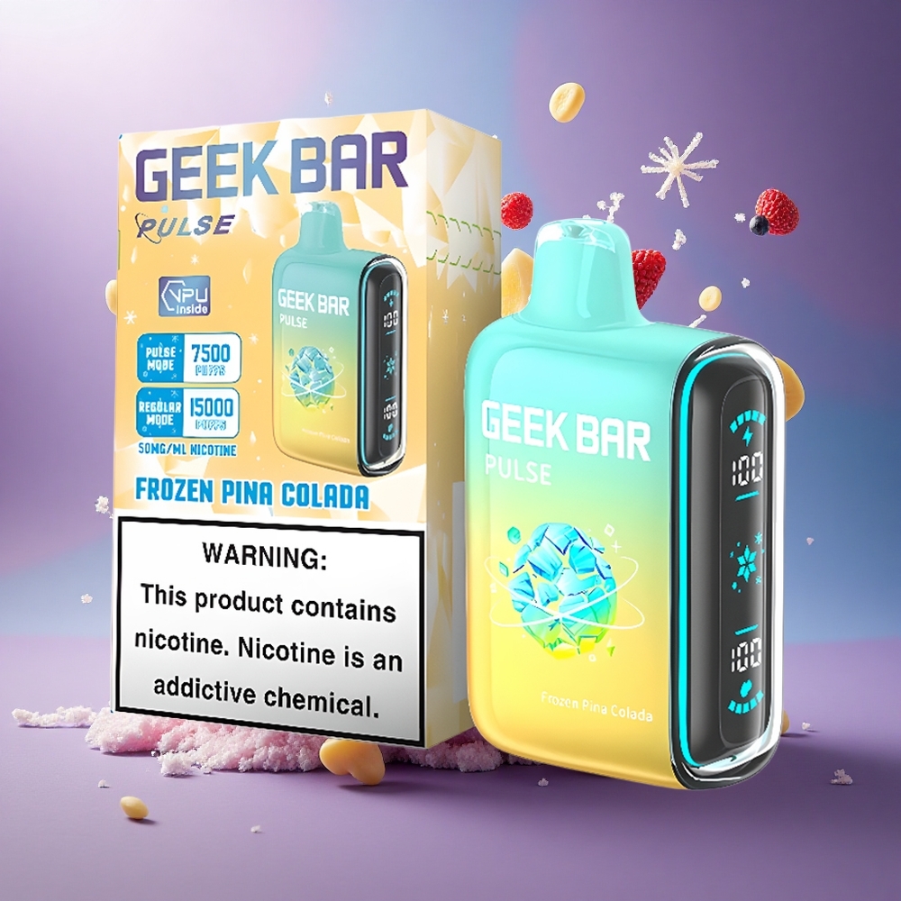 GEEK BAR Pulse 15000 Puffs Edição Congelada 16ML 5 Nicotina 650mAh