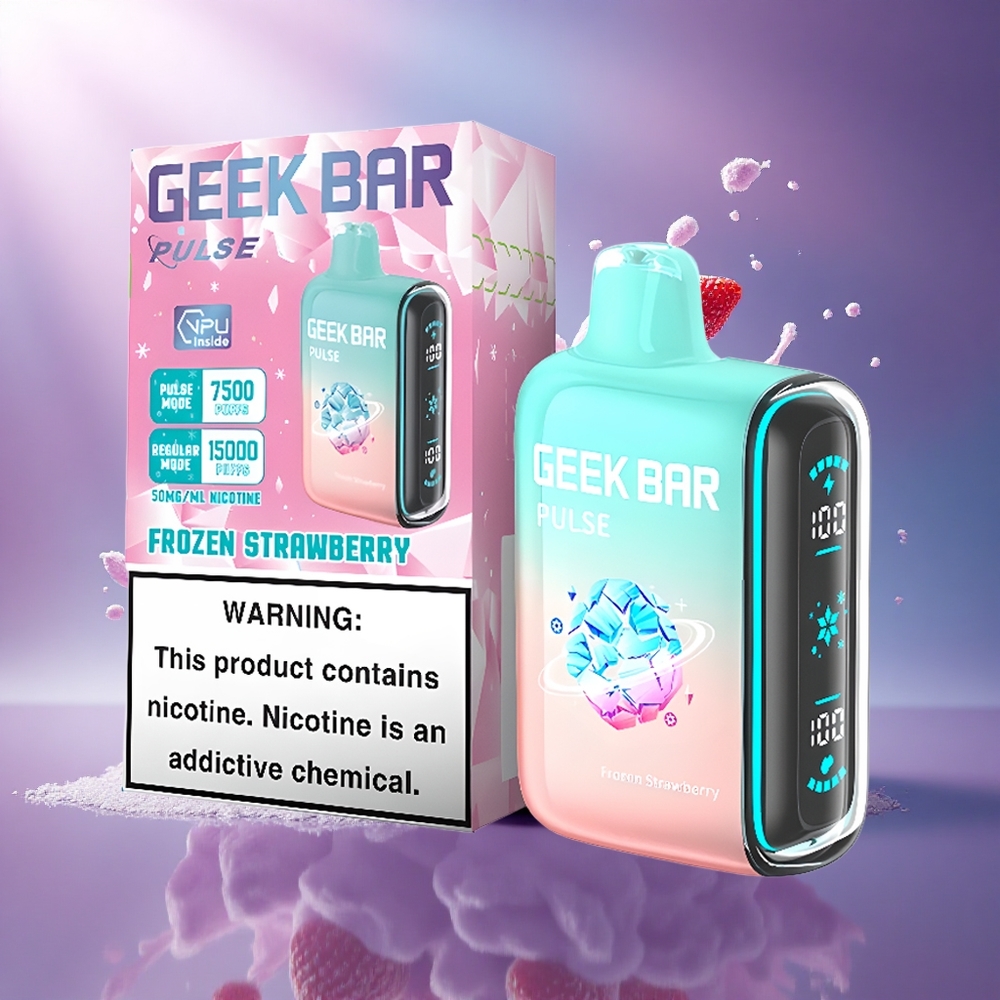 GEEK BAR Pulse 15000 Puffs Edição Congelada 16ML 5 Nicotina 650mAh