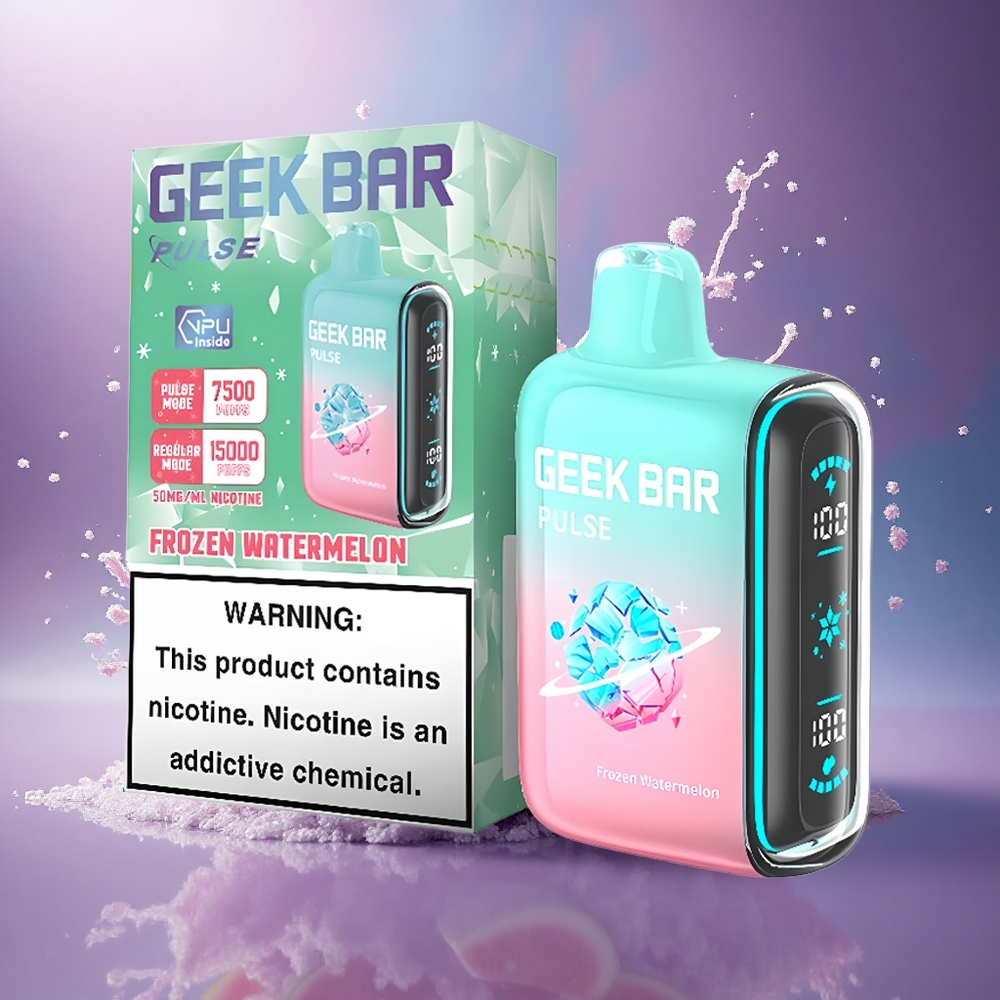 GEEK BAR Pulse 15000 Puffs Edição Congelada 16ML 5 Nicotina 650mAh