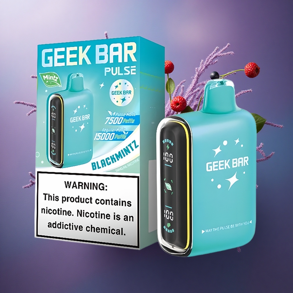 GEEK BAR Pulse 15000 Puffs Edição Mintz com Nicotina a 5 e Bateria de 650 mAh