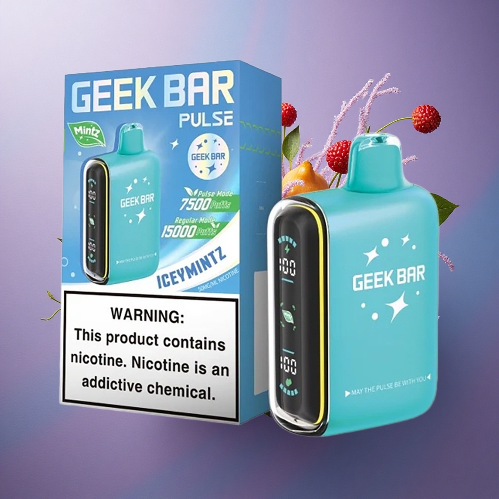 GEEK BAR Pulse 15000 Puffs Edição Mintz com Nicotina a 5 e Bateria de 650 mAh