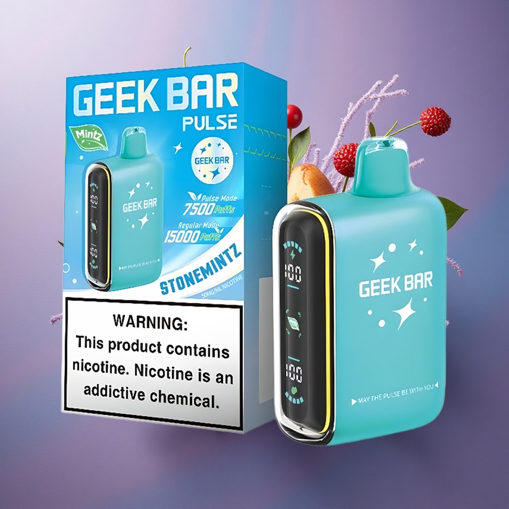 GEEK BAR Pulse 15000 Puffs Edição Mintz com Nicotina a 5 e Bateria de 650 mAh