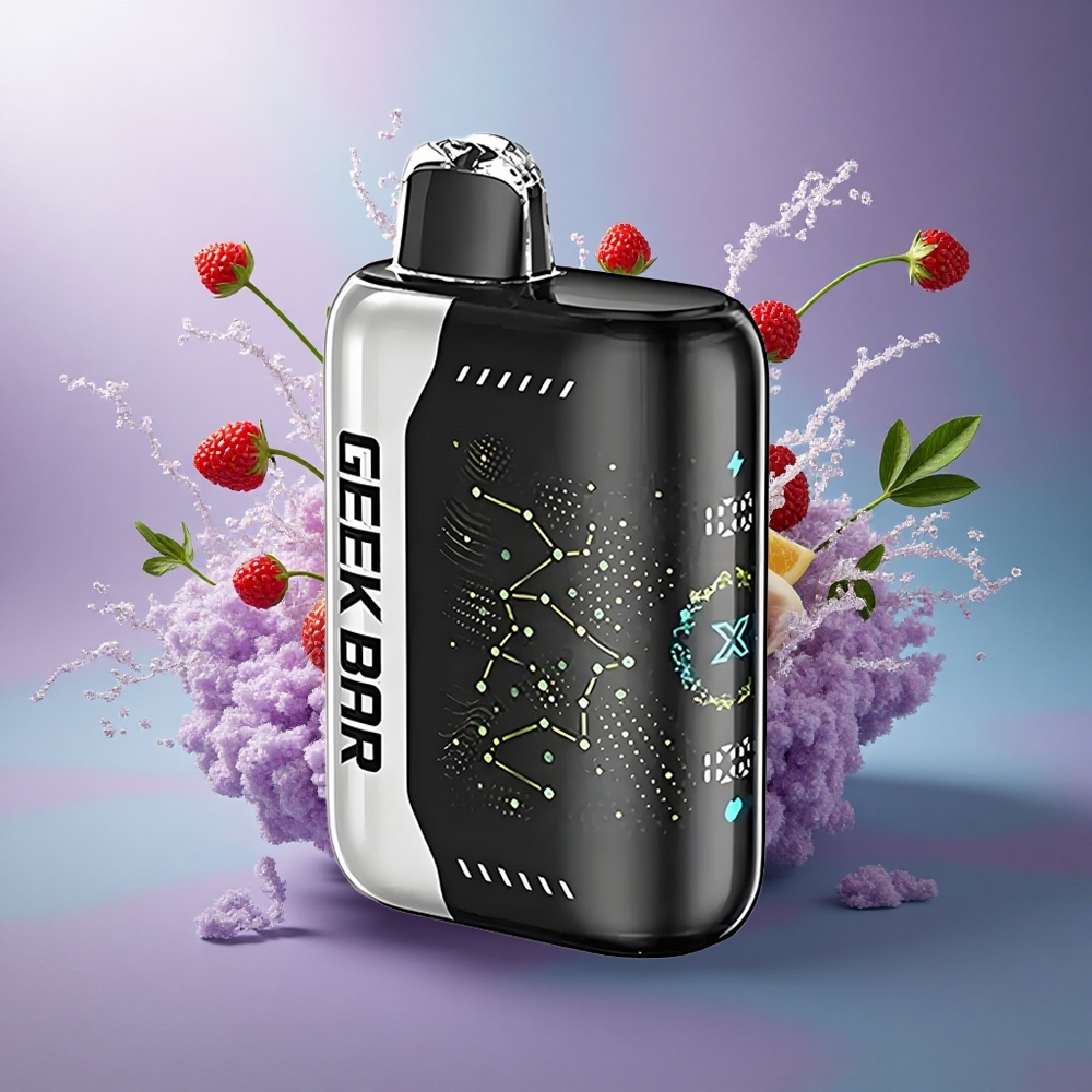 GEEK BAR Pulse X 25000 Puffs Sem Nicotina com Tela Curva 3D e USB Tipo-C