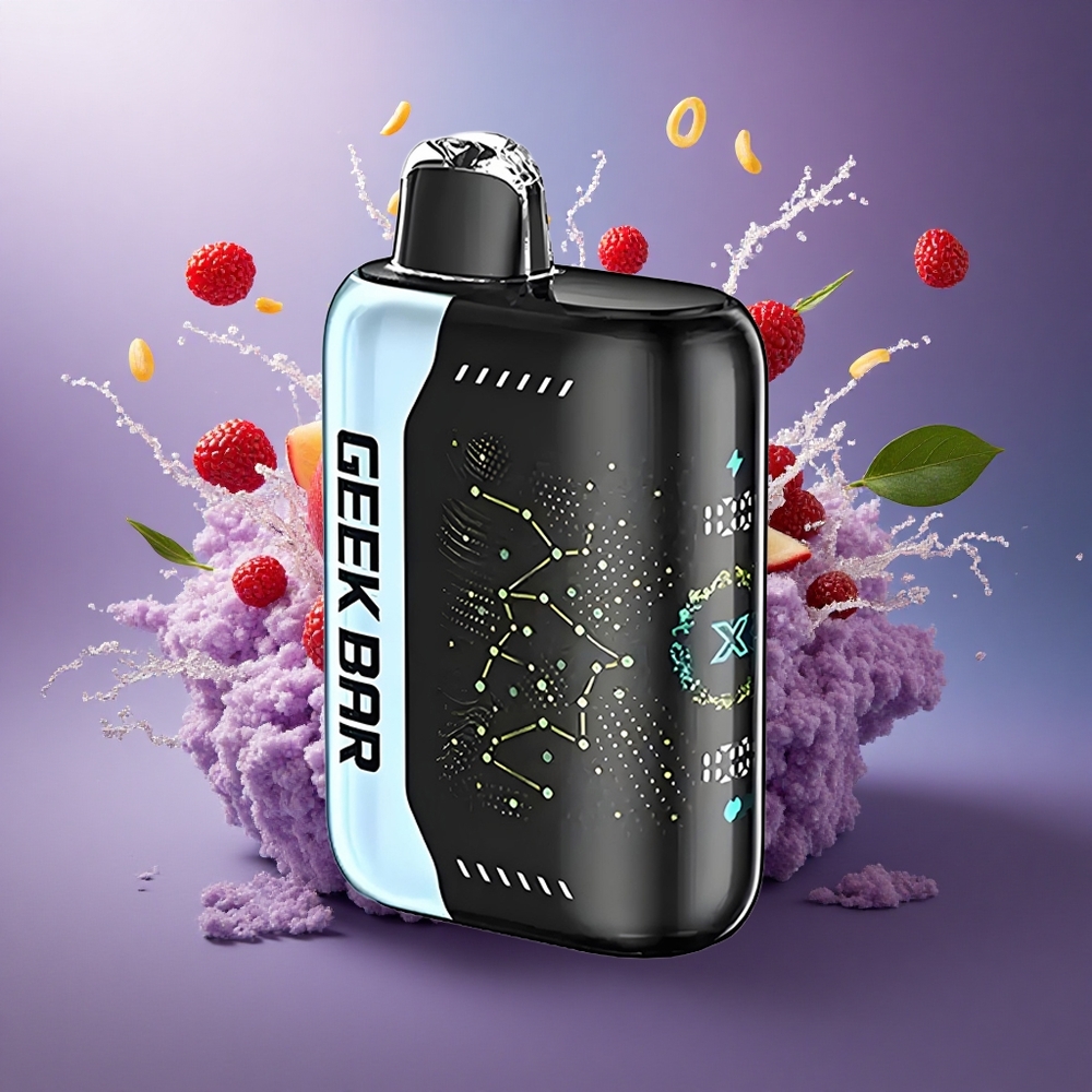 GEEK BAR Pulse X 25000 Puffs Sem Nicotina com Tela Curva 3D e USB Tipo-C