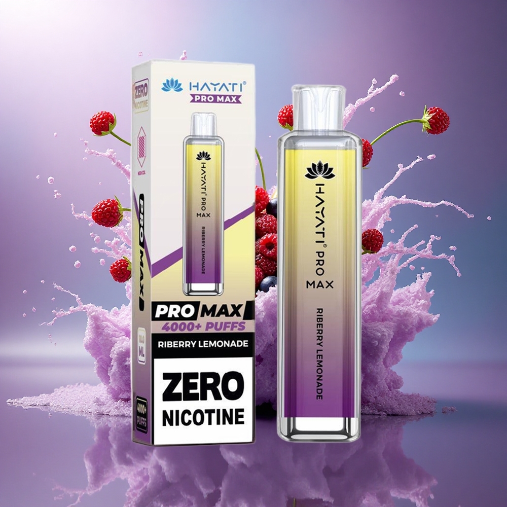 Hayati Pro Max 4000 Puffs Limão Ribes com 5 Nicotina e Bateria 1400mAh