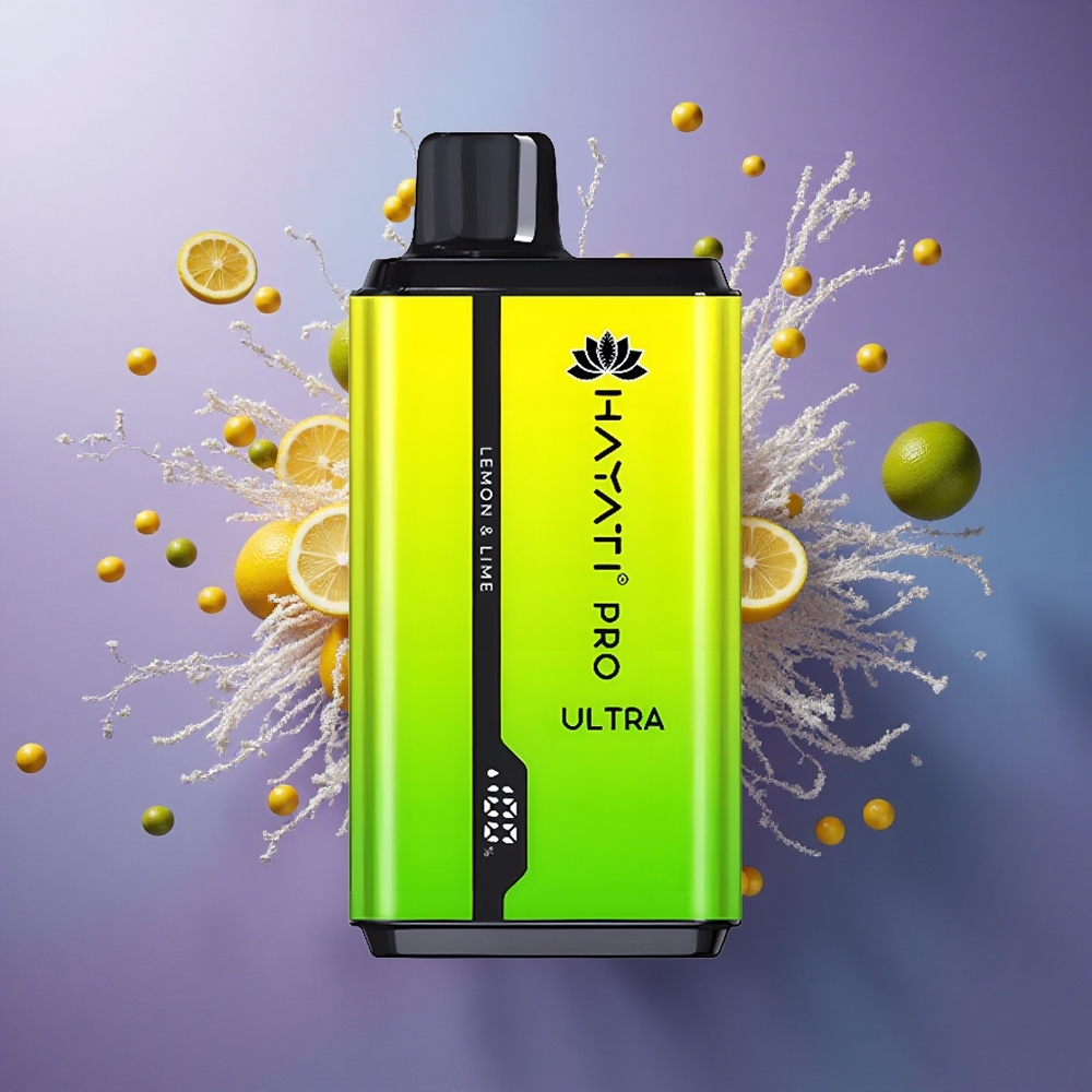 Hayati Pro Ultra 15000 Puffs Limão  Lima 850mAh 24ml 2 Nicotina