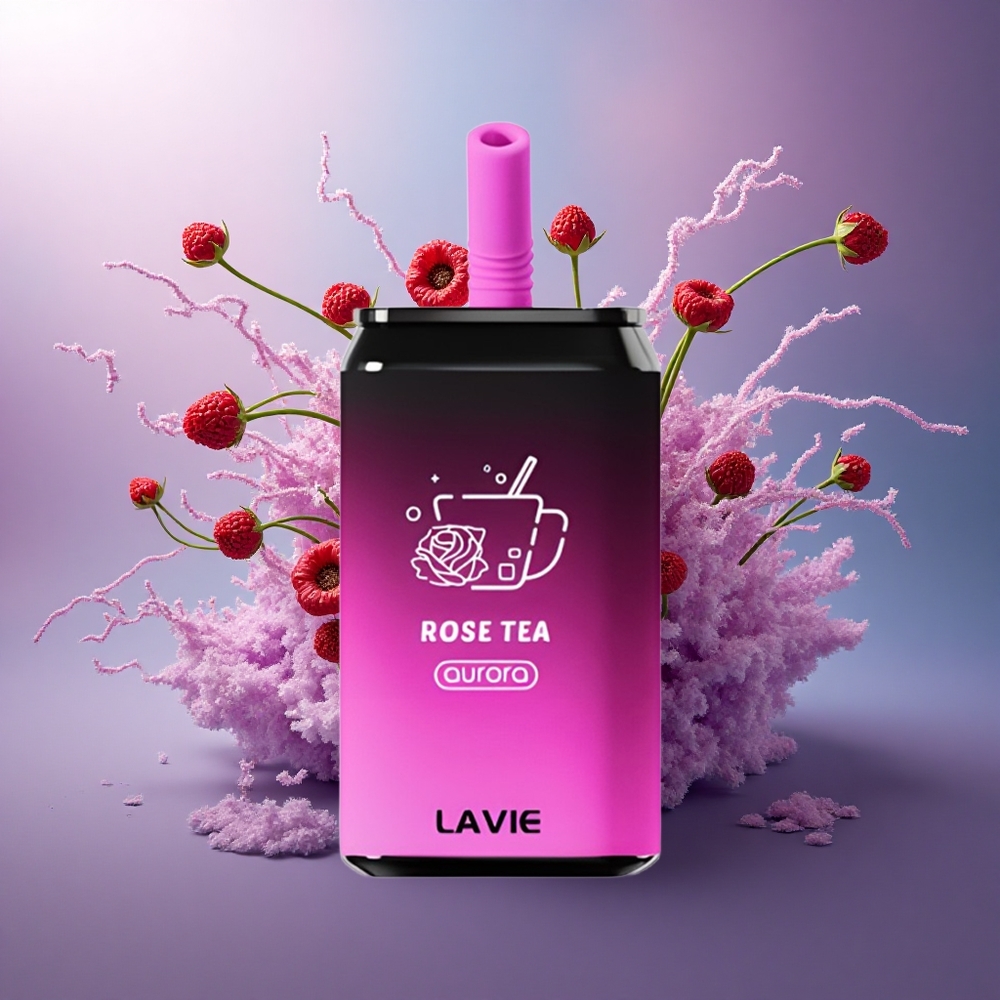 Lavie Aurora 11000 Puffs Chá de Rosas 22ML 650mAh