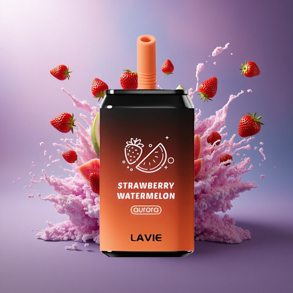 Lavie Aurora 11000 Puffs Morango Melancia 5 Nicotina 650mAh