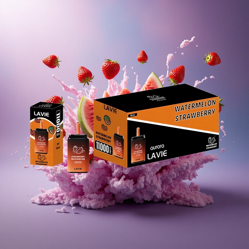 Lavie Aurora 11000 Puffs Morango Melancia 5 Nicotina 650mAh