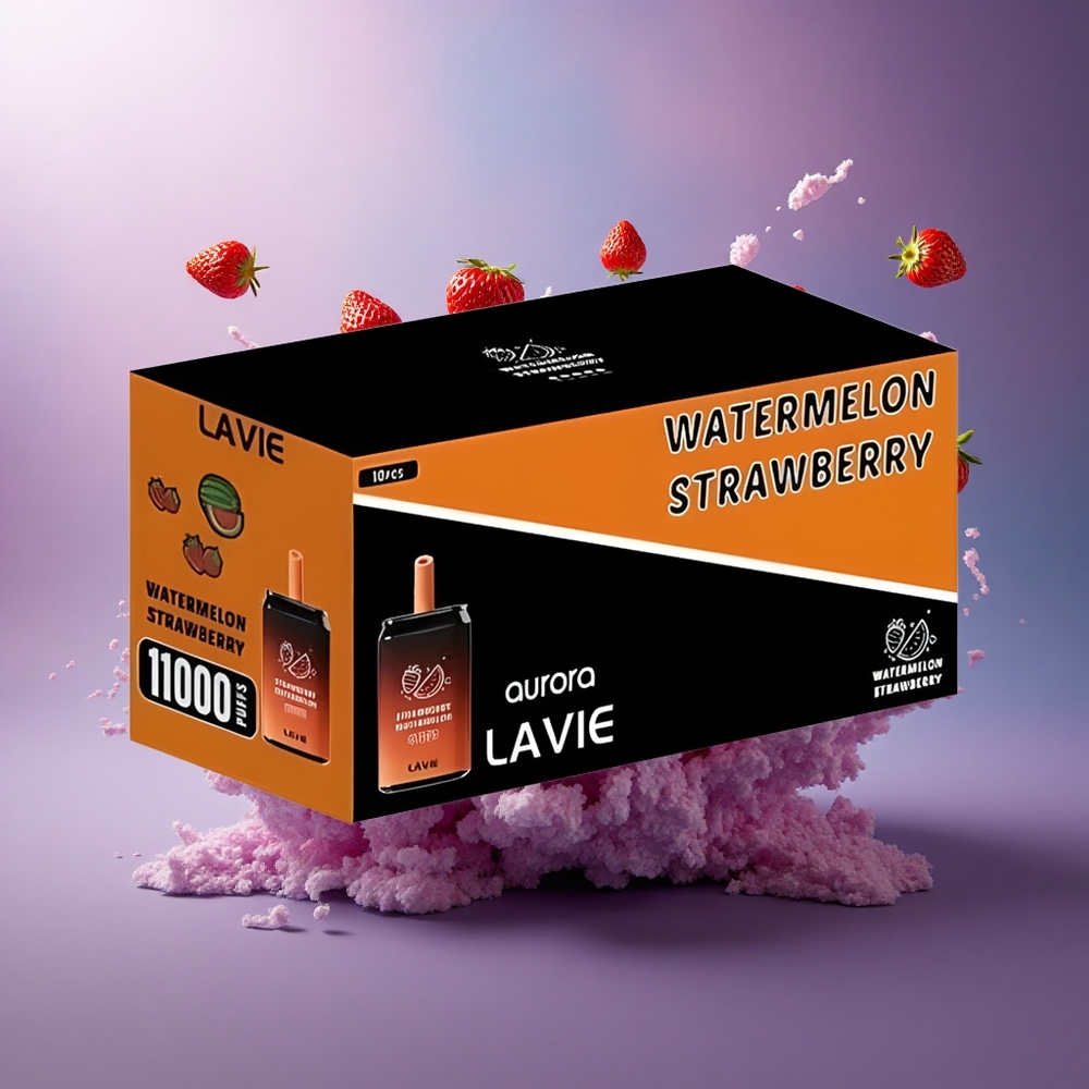 Lavie Aurora 11000 Puffs Morango Melancia 5 Nicotina 650mAh