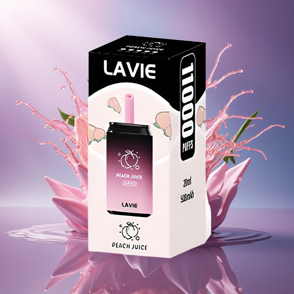 Lavie Aurora 11000 Puffs Suco de Pêssego 22ML Tipo C 650mAh