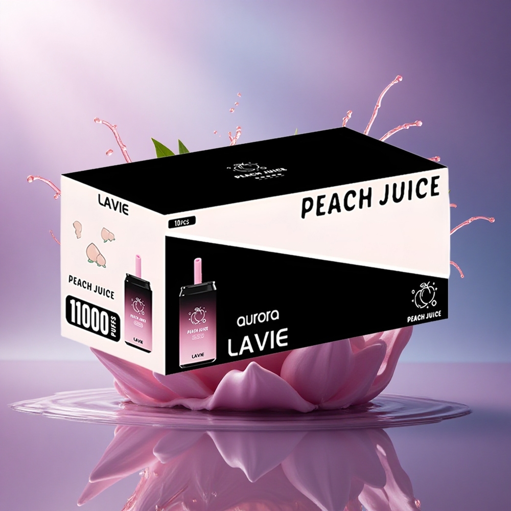 Lavie Aurora 11000 Puffs Suco de Pêssego 22ML Tipo C 650mAh