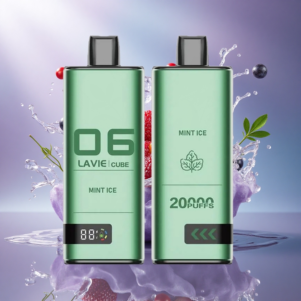Lavie Cube 20000 Puffs Gelo de Hortelã 28ML 5 Nicotina