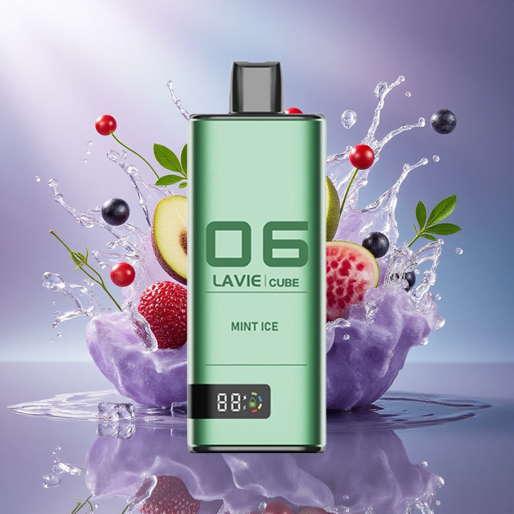 Lavie Cube 20000 Puffs Gelo de Hortelã 28ML 5 Nicotina