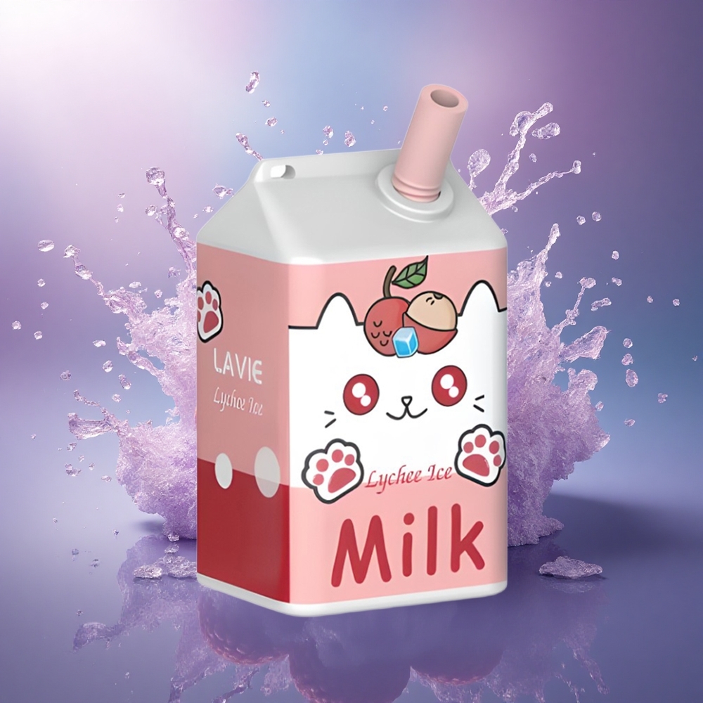 Lavie Milk 7000 Puffs Gelo de Lichia 16ML 5 Nicotina