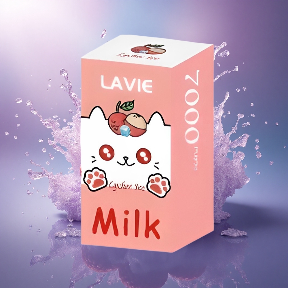 Lavie Milk 7000 Puffs Gelo de Lichia 16ML 5 Nicotina