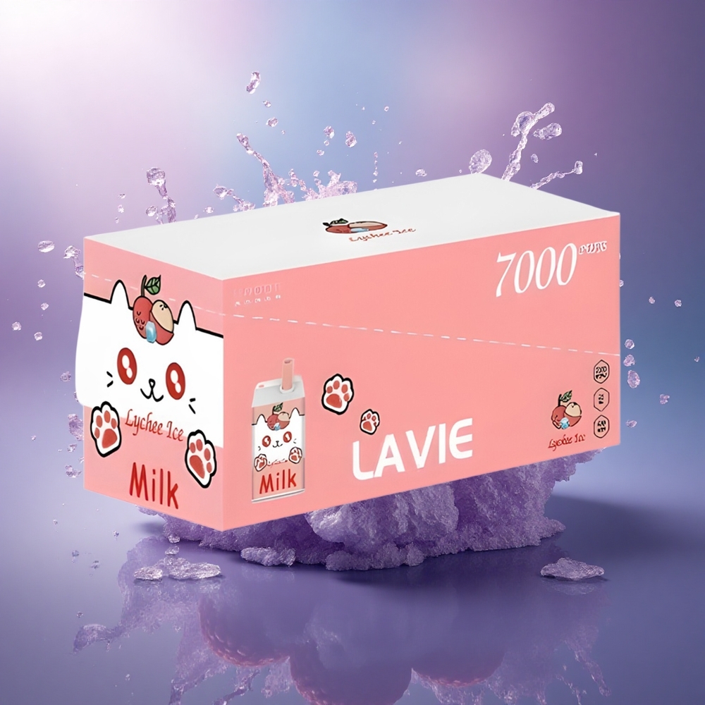 Lavie Milk 7000 Puffs Gelo de Lichia 16ML 5 Nicotina