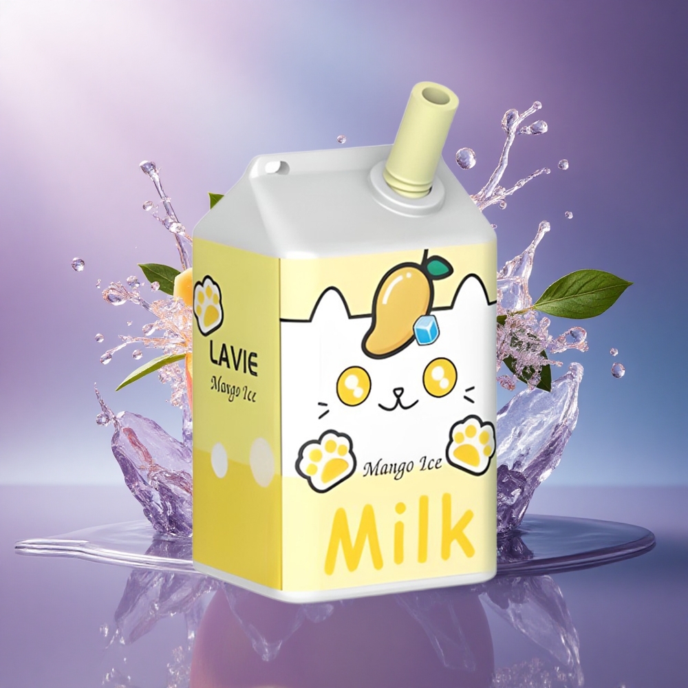Lavie Milk 7000 Puffs Gelo de Manga 600mAh Tipo C Recarregável