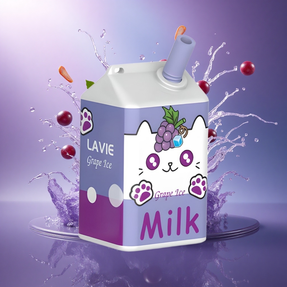 Lavie Milk 7000 Puffs Gelo de Uva 600mAh 16ML