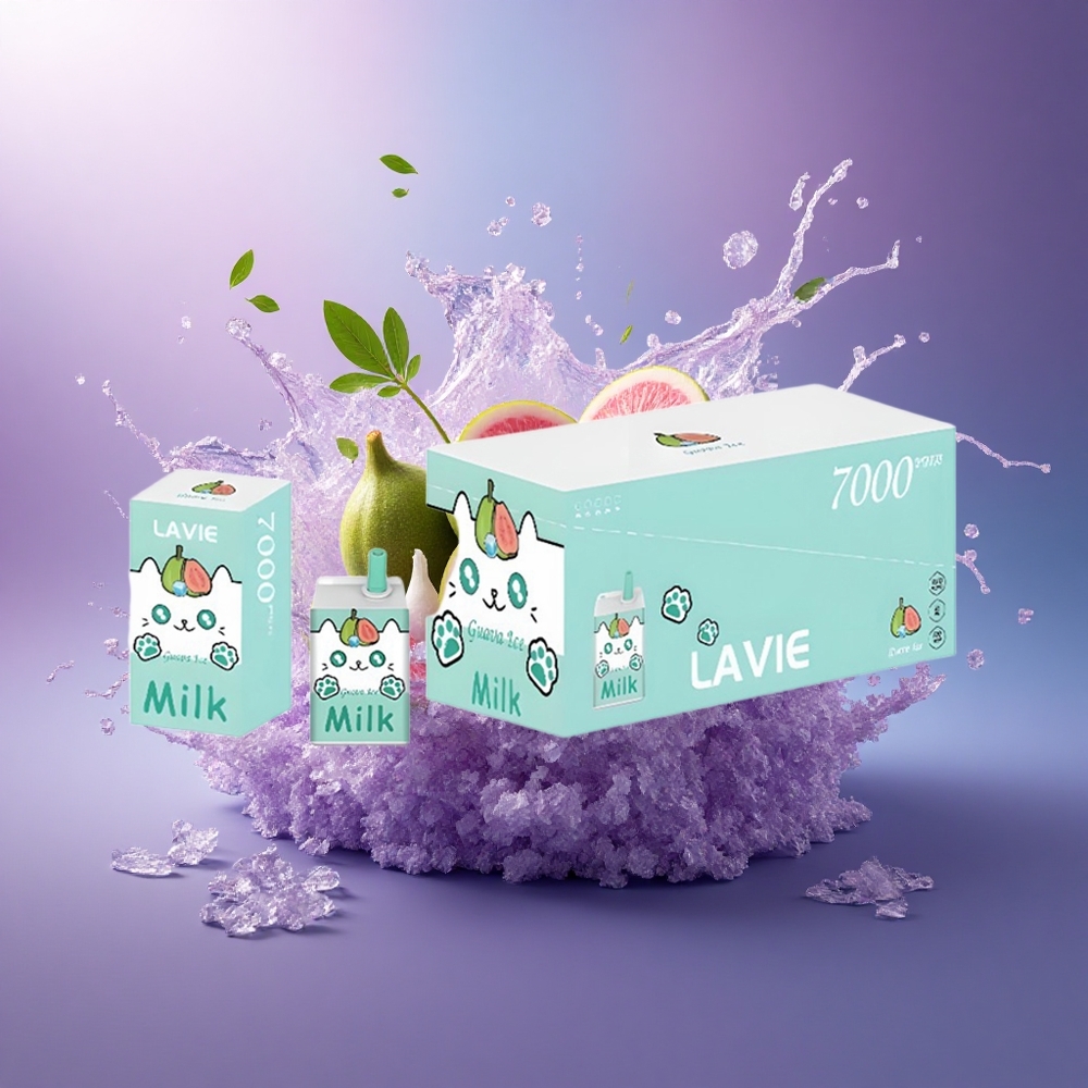 Lavie Milk 7000 Puffs Goiaba Gelo 600mAh 16ML