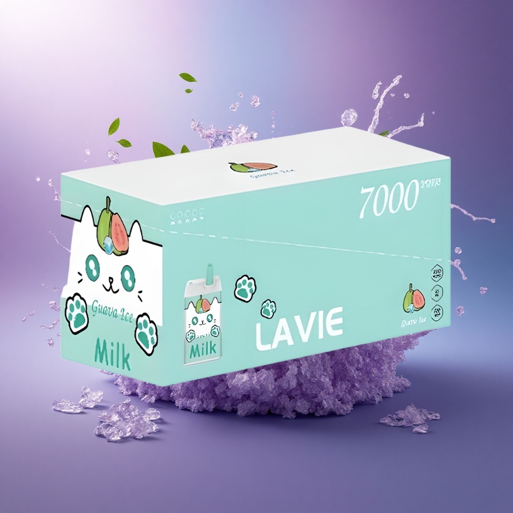 Lavie Milk 7000 Puffs Goiaba Gelo 600mAh 16ML