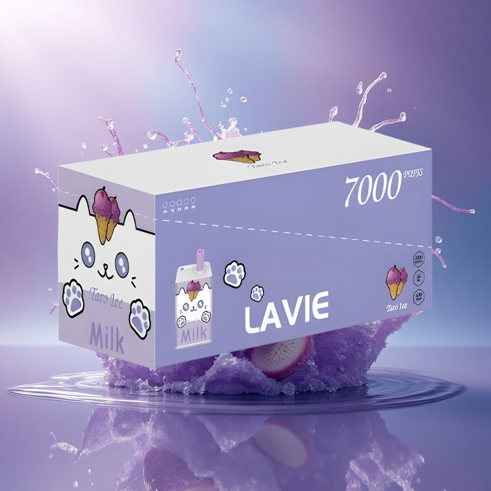 Lavie Milk 7000 Puffs Sorvete de Taro 600mAh
