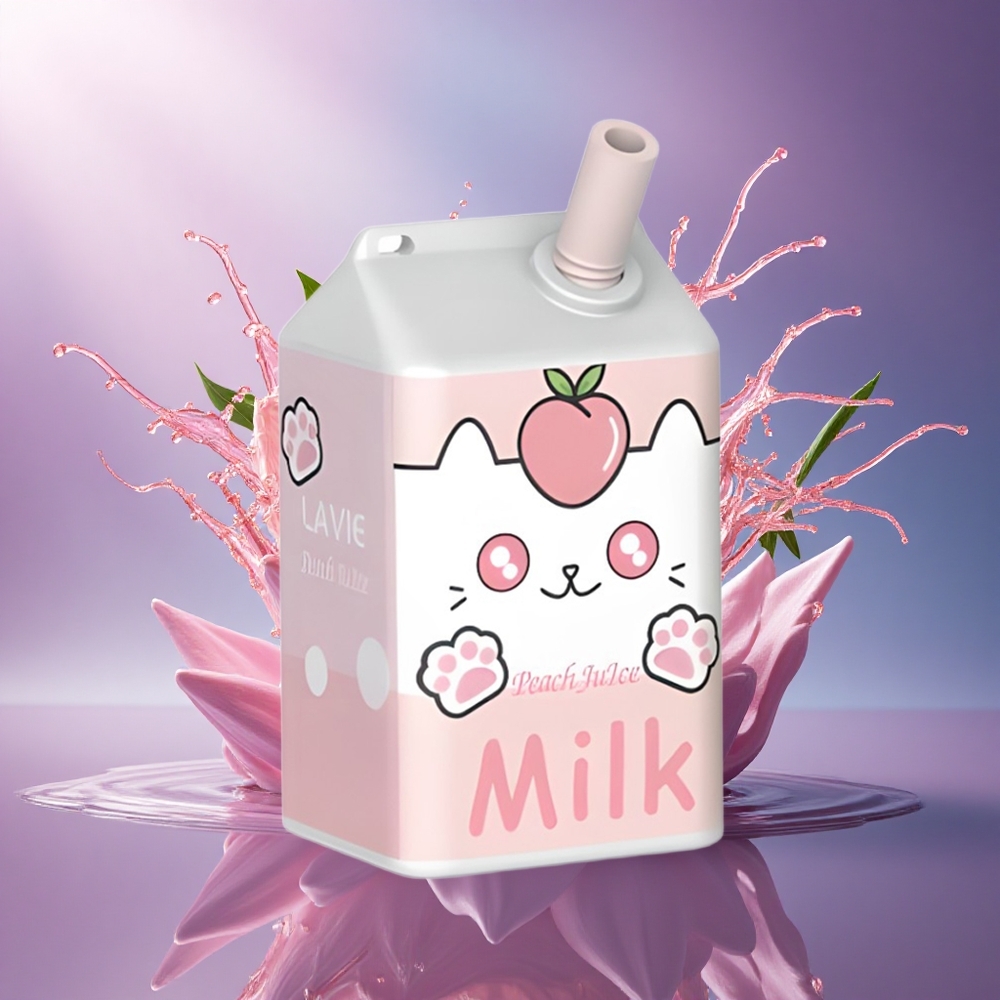 Lavie Milk 7000 Puffs Suco de Pêssego 16ML 600mAh