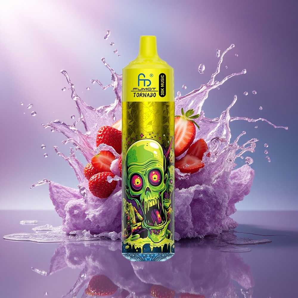Fumot Randm Tornado 30000 Puffs Sorvete de Morango 30mL 5 Nicotina 600mAh
