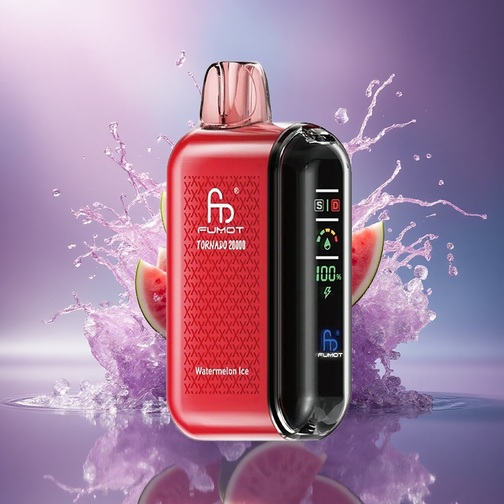 Fumot Tornado 20000 Puffs Melancia Gelo com 20ml e 2 Nicotina