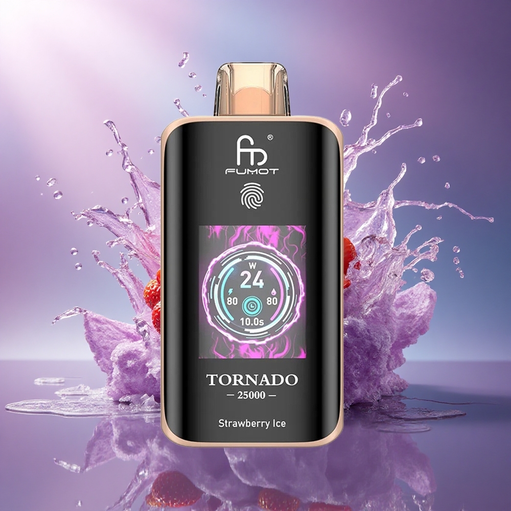 Fumot Tornado 25000 Puffs Morango Gelo com 20ml e 700mAh