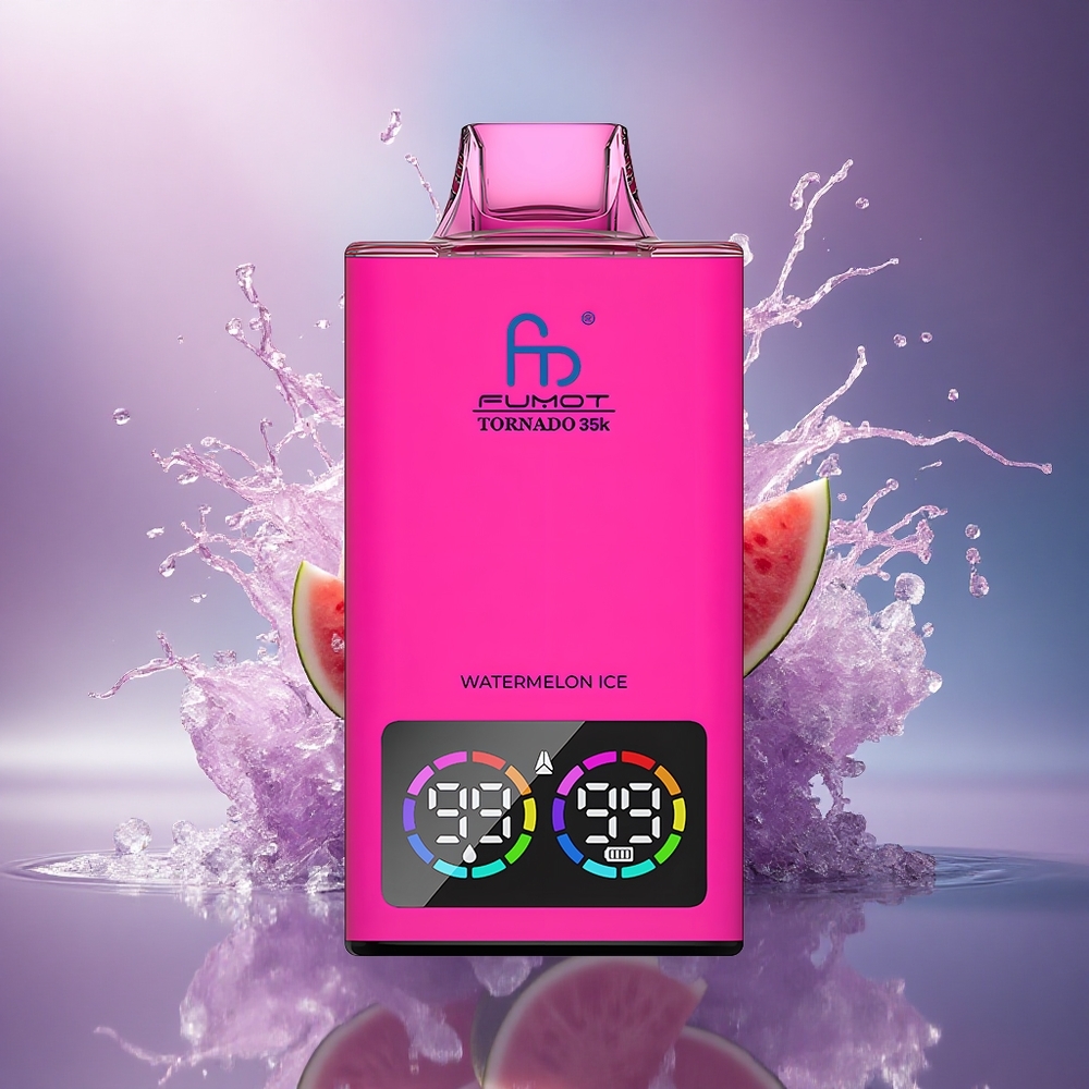 Fumot Tornado 35000 Puffs Melancia Gelo com Dual Mesh e 700mAh