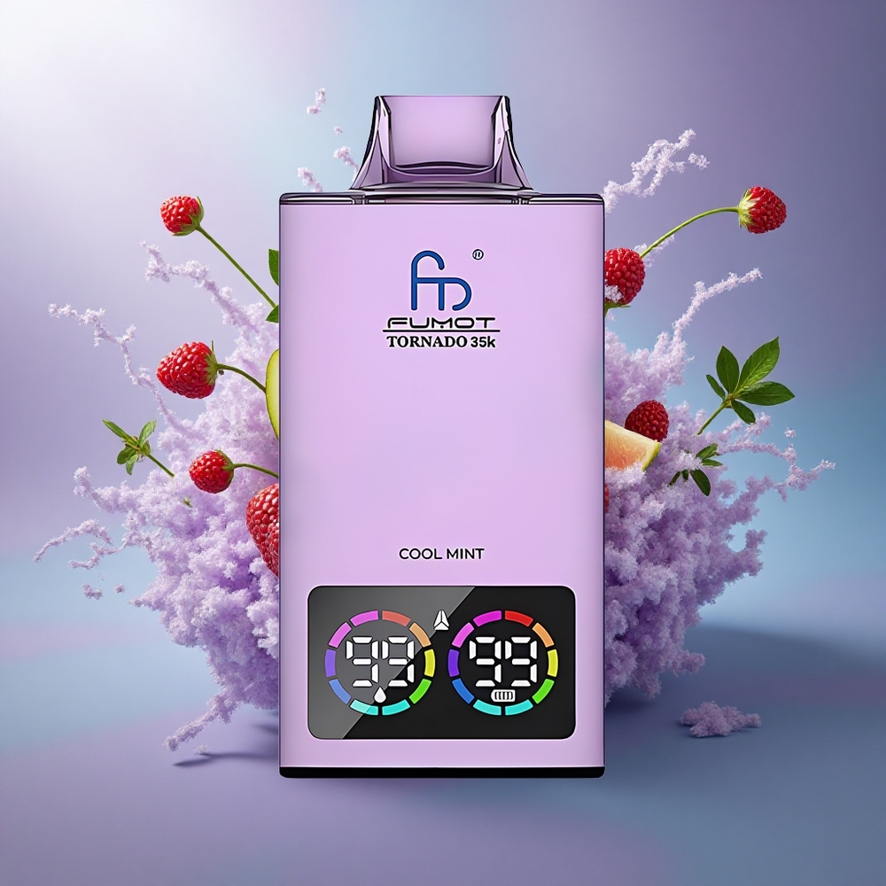 Fumot Tornado 35000 Puffs RefrescaMenta Duplo Mesh USB-C 15ml