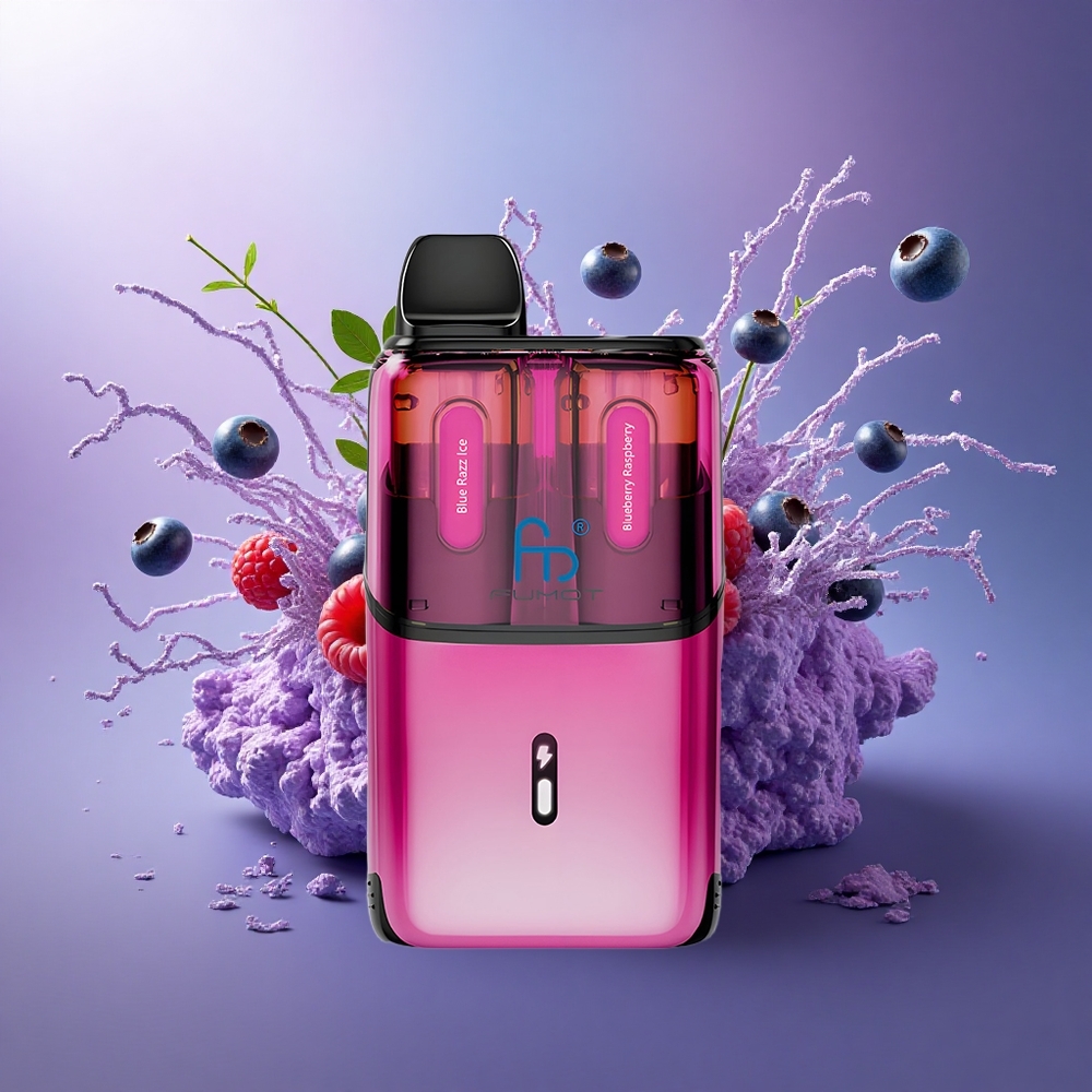 Fumot Ultra T32000 Puffs Geladinha Azul Gelo - Mirtilo Framboesa com 20mg de Nicotina e 800mAh