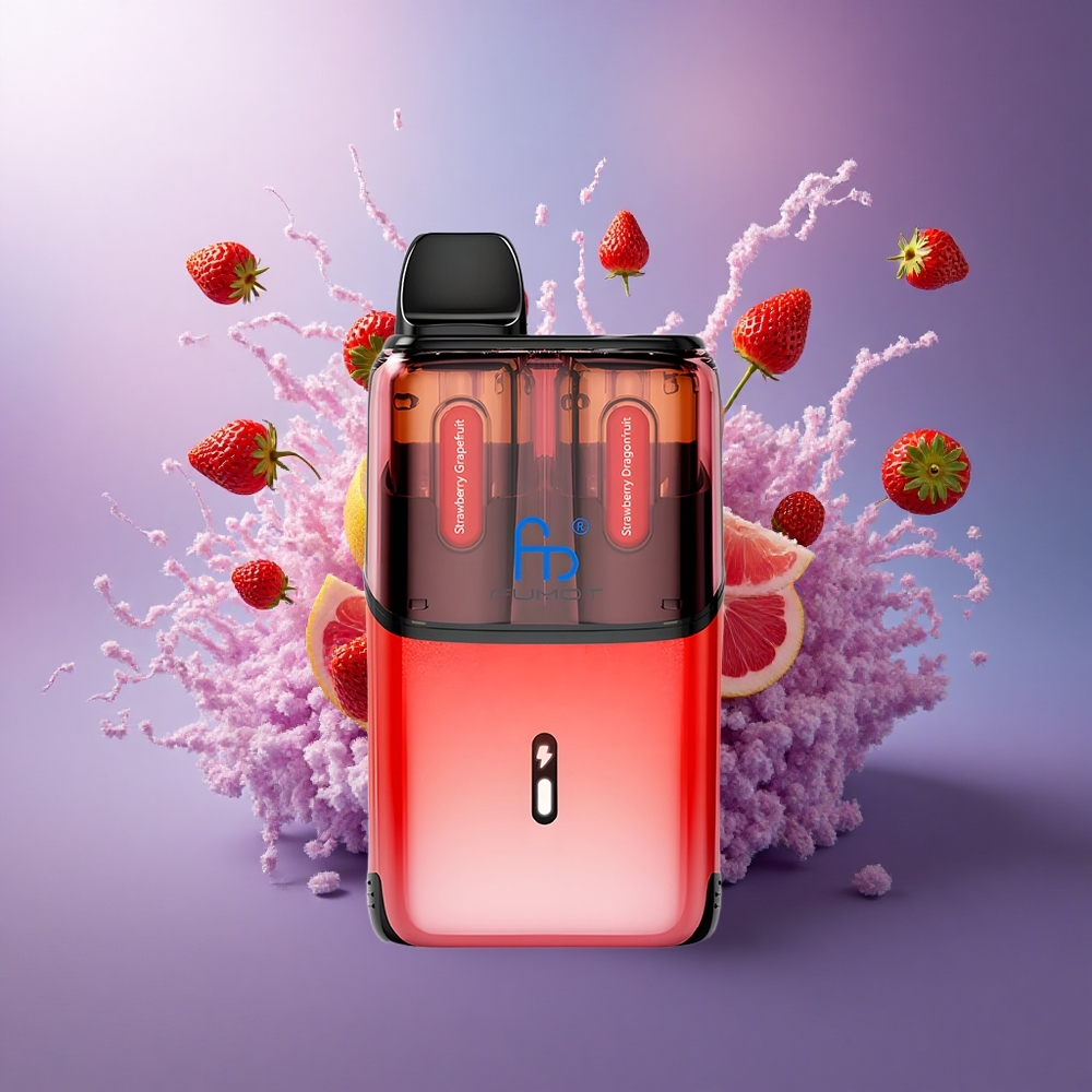 Fumot Ultra T32000 Puffs Morango Pitaya com Nicotina 20mg e Bateria 800mAh