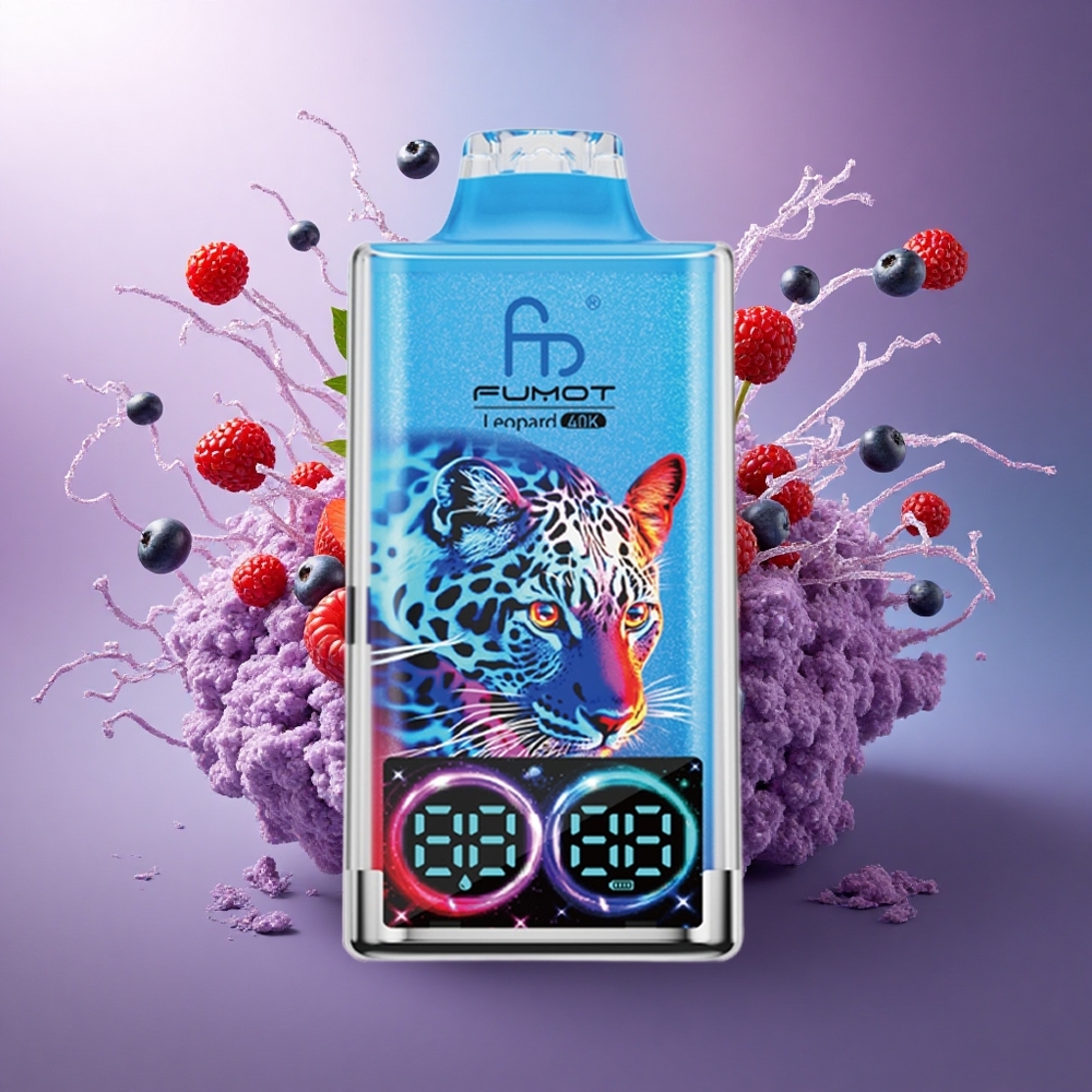 Fumot Leopard 40K Puffs Frutas Silvestres com 5 Nicotina e Bateria 700mAh