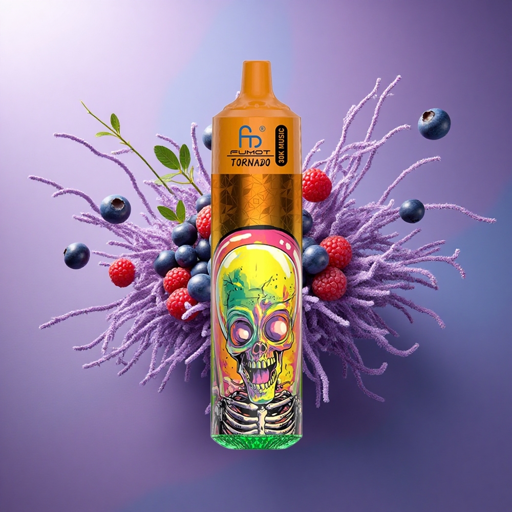 Fumot Randm Tornado 30000 Puffs Mirtilo Framboesa com 30mL e 600mAh