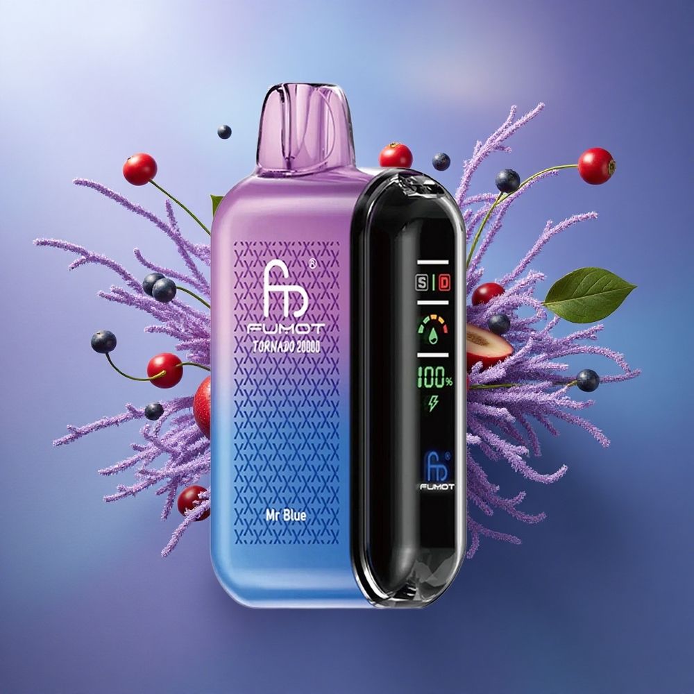 Fumot Tornado 20000 Puffs Sr Azul Dual Mesh 20ml 850mAh