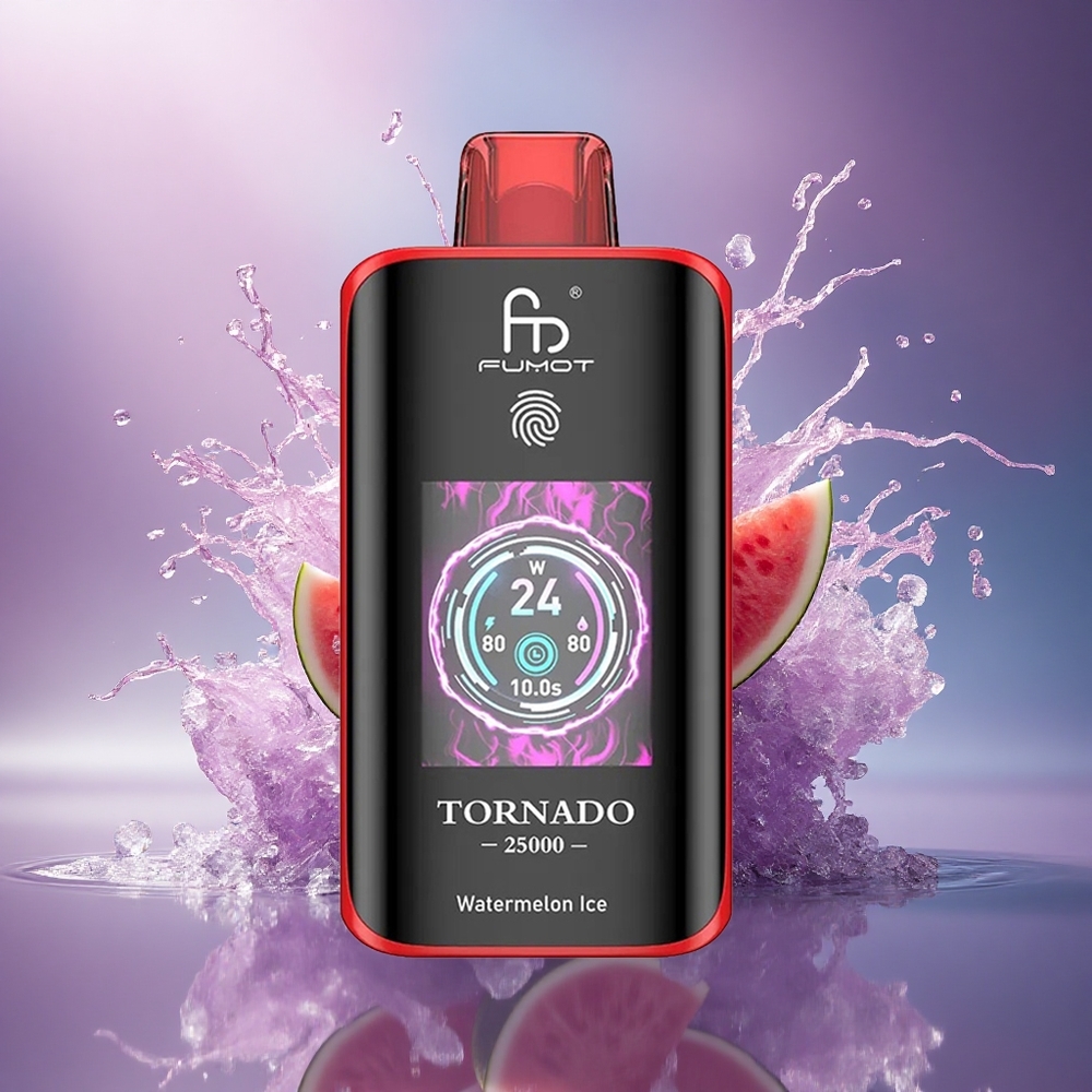 Fumot Tornado 25000 Puffs Melancia Gelo 700mAh 20ml 5 Nicotina