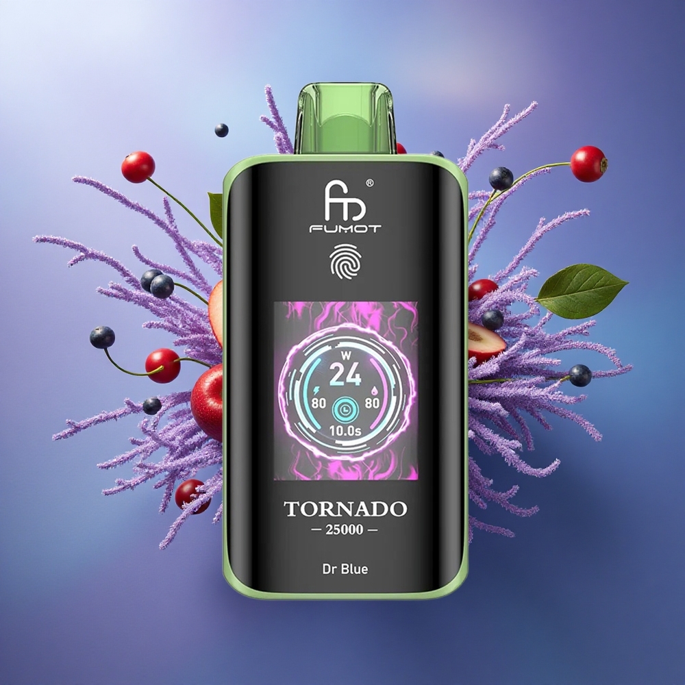 Fumot Tornado 25000 Puffs Dr Azul Tela HD 700mAh 20ml