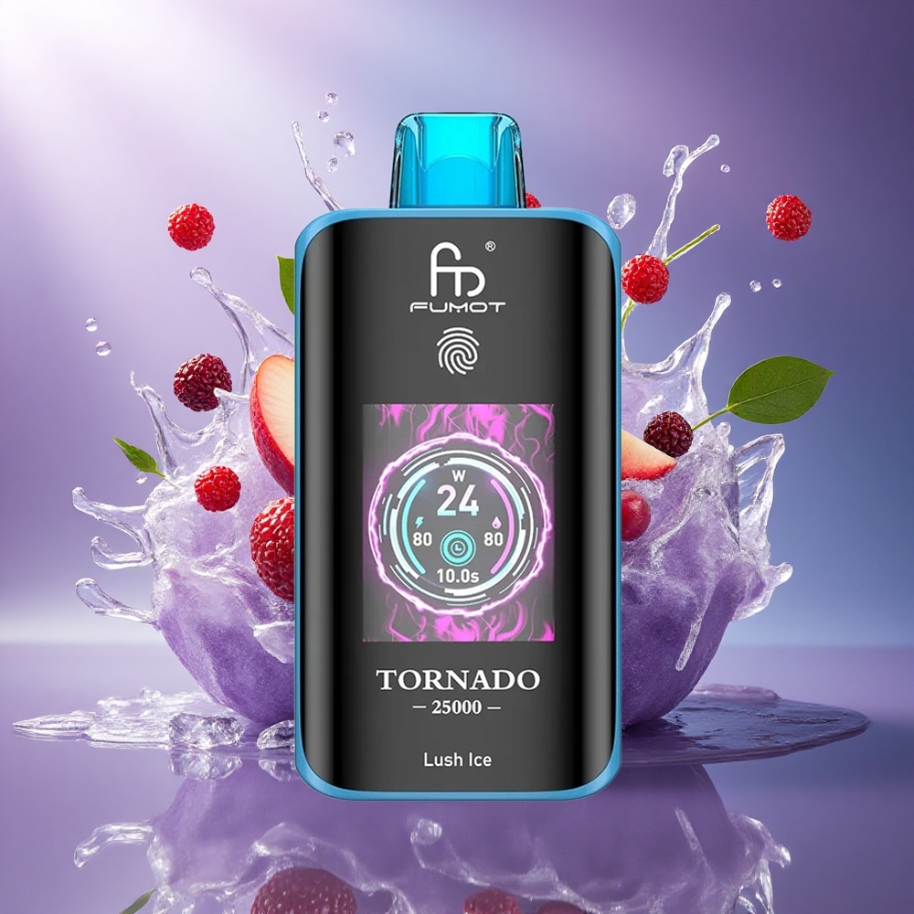 Fumot Tornado 25000 Puffs Gelo Fresco Tela HD 700mAh 20ml
