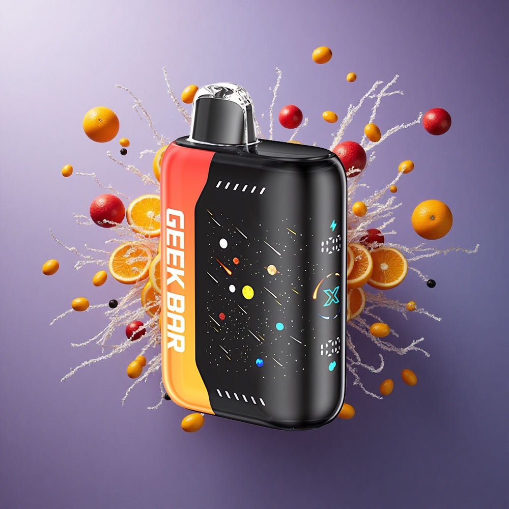 GEEK BAR Pulse X 42K Puffs Meteor Edition Dragão Laranja com 5 Nicotina e 820mAh