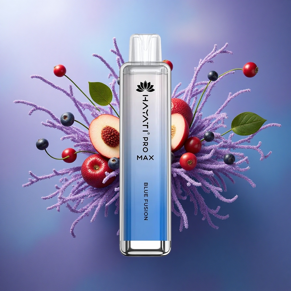 Hayati Pro Max 4000 Puffs Fusão Azul com 5 Nicotina e 1400mAh