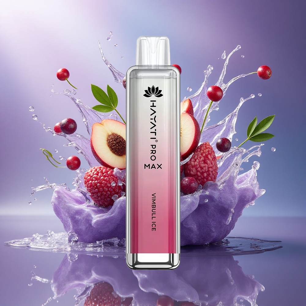 Hayati Pro Max 4000 Puffs Gelo Vimbull Recarregável com 1400mAh e 2ml Tanque